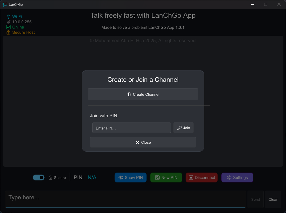 Step 3 - Secure Channel Creation